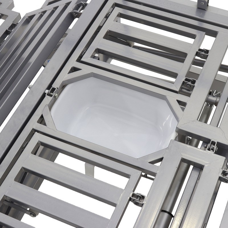 Кровать электрическая Med-Mos DB-11А (МЕ-5228Н-00) ЛДСП Венге с боковым переворачиванием, туалетным устройством и функцией «кардиокресло»