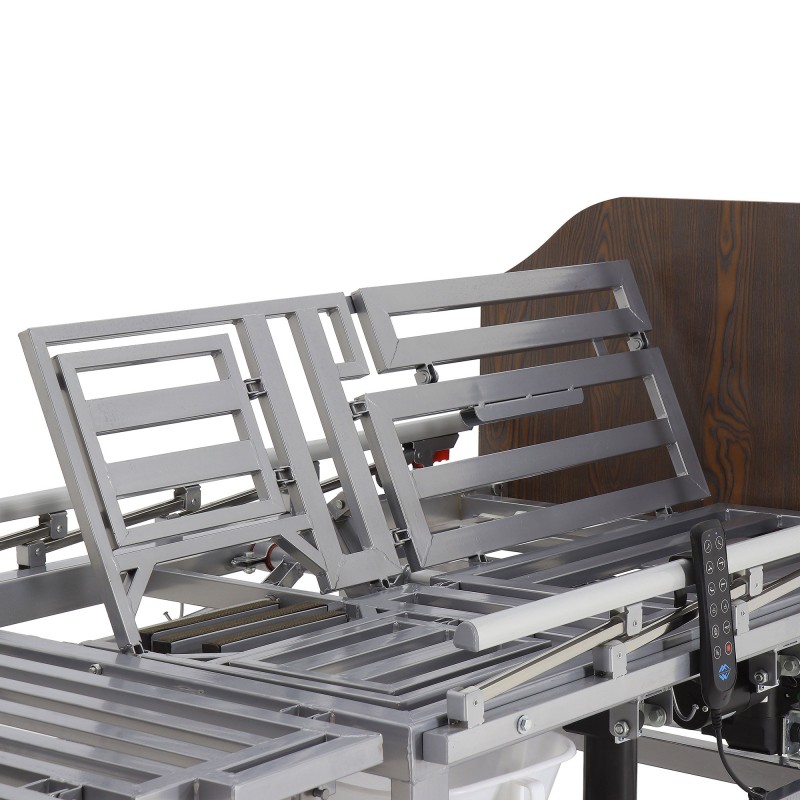 Кровать электрическая Med-Mos DB-11А (МЕ-5228Н-00) ЛДСП Венге с боковым переворачиванием, туалетным устройством и функцией «кардиокресло»