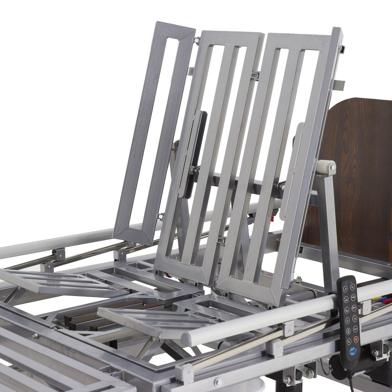 Кровать электрическая Med-Mos DB-11А (МЕ-5228Н-00) ЛДСП Венге с боковым переворачиванием, туалетным устройством и функцией «кардиокресло»