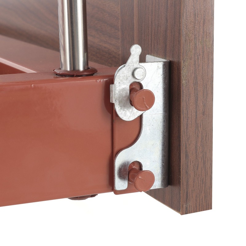 Кровать механическая Med-Mos Е-18 (ЛДСП коричневый)