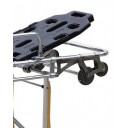 Тележка-каталка Med-Mos YDC-3A два уровня (нержавеющая сталь) для автомобилей скорой помощи