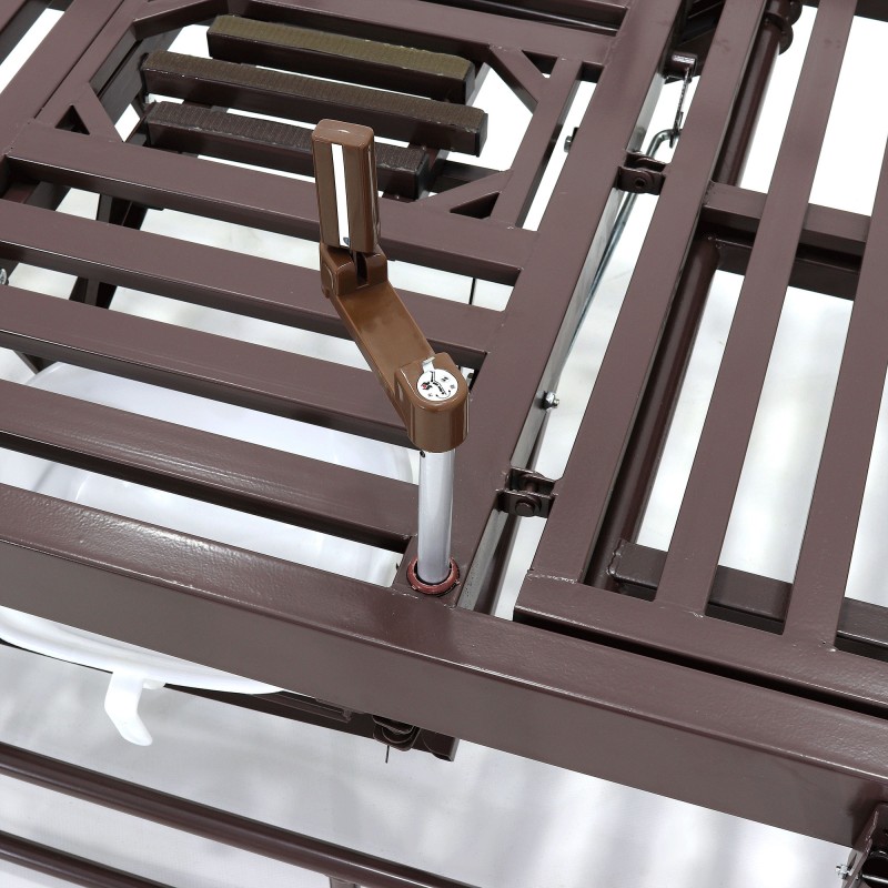 Кровать механическая Med-Mos E-49 (MM-2120Н-10) светлый стандарт