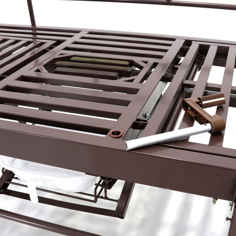 Кровать механическая Med-Mos E-49 (MM-2120Н-10) светлый стандарт