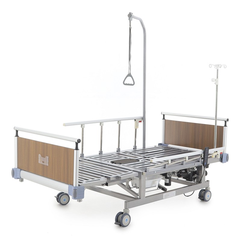 Кровать электрическая Med-Mos DB-11А (МЕ-5248Н-00) с боковым переворачиванием, туалетным устройством и функцией «кардиокресло»