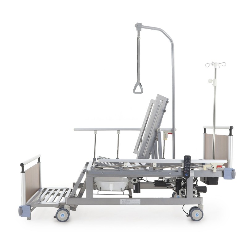 Кровать электрическая Med-Mos DB-11А (МЕ-5248Н-00) с боковым переворачиванием, туалетным устройством и функцией «кардиокресло»