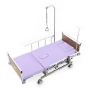 Кровать электрическая Med-Mos DB-11А (МЕ-5248Н-01) Алюм. с боковым переворачиванием, туалетным устройством и функцией «кардиокресло»