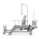 Кровать электрическая Med-Mos DB-11А (МЕ-5248Н-01) Алюм. с боковым переворачиванием, туалетным устройством и функцией «кардиокресло»