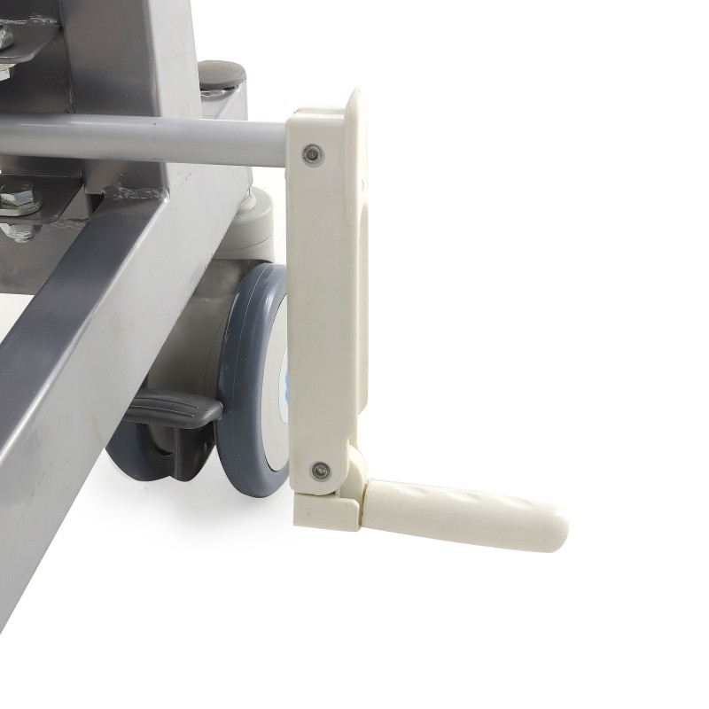 Кровать электрическая Med-Mos DB-11А (МЕ-5248Н-01) Алюм. с боковым переворачиванием, туалетным устройством и функцией «кардиокресло»