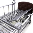 Кровать электрическая Med-Mos DB-11А (МЕ-5228Н-00)  темный премиум с боковым переворачиванием, туалетным устройством и функцией «кардиокресло»