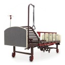 Кровать механическая Med-Mos YG-6 (MM-2124Н-11) ,белый премиум с туалетным устройством и функцией «кардиокресло»