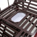 Кровать механическая Med-Mos YG-6 (MM-2124Н-11) ,белый премиум с туалетным устройством и функцией «кардиокресло»