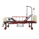 Кровать механическая Med-Mos YG-6 (MM-2124Н-11) ,белый премиум с туалетным устройством и функцией «кардиокресло»