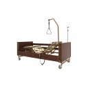 Кровать электрическая Med-Mos YG-1 (ЛДСП коричневый) с деревянными ламелями
