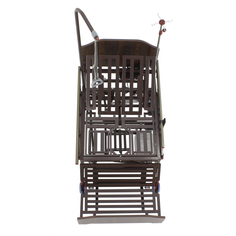 Кровать электрическая Med-Mos DB-11А (ЛДСП венге) ширина ложемента 120 см