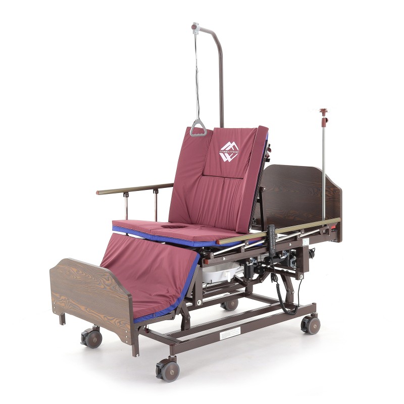 Кровать электрическая Med-Mos DB-11А (ЛДСП венге) ширина ложемента 120 см