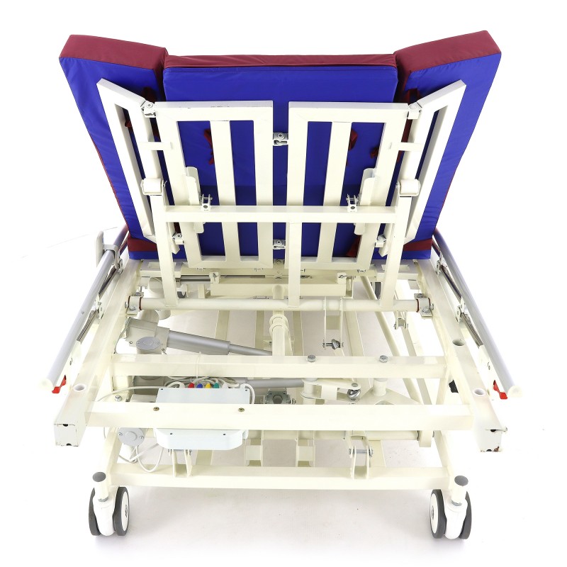 Кровать электрическая Med-Mos DB-11А (МЕ-5218Н-12)  с боковым переворачиванием, туалетным устройством и функцией «кардиокресло» и регулировкой высоты