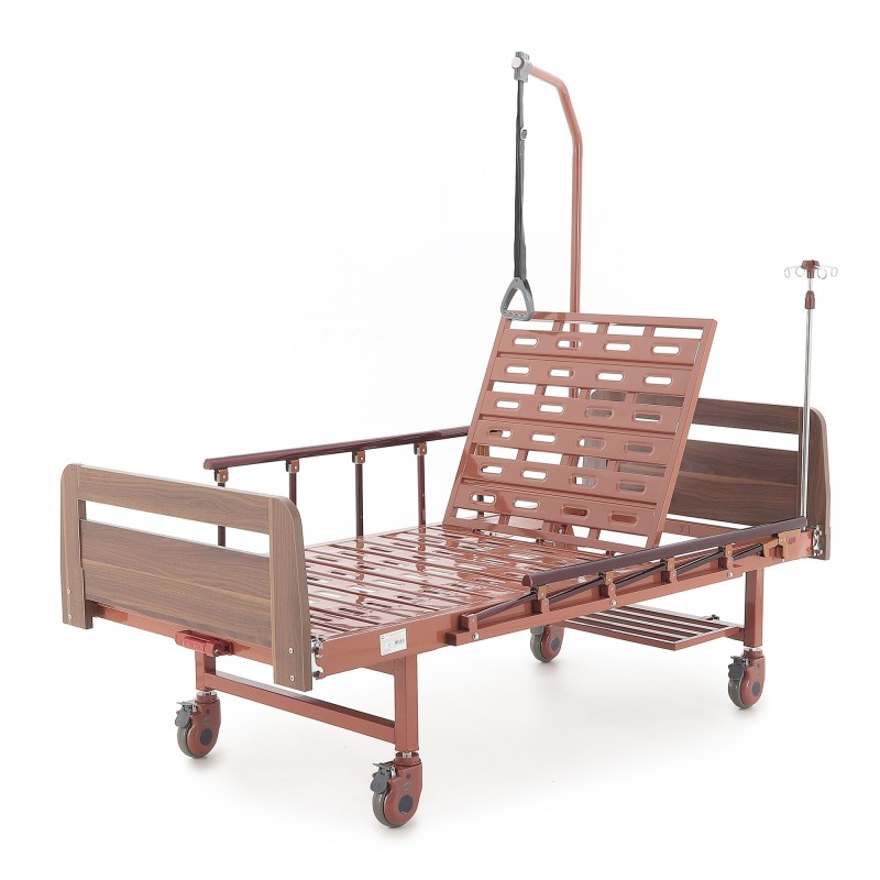 Кровать механическая Med-Mos Е-17В (ЛДСП коричневый)