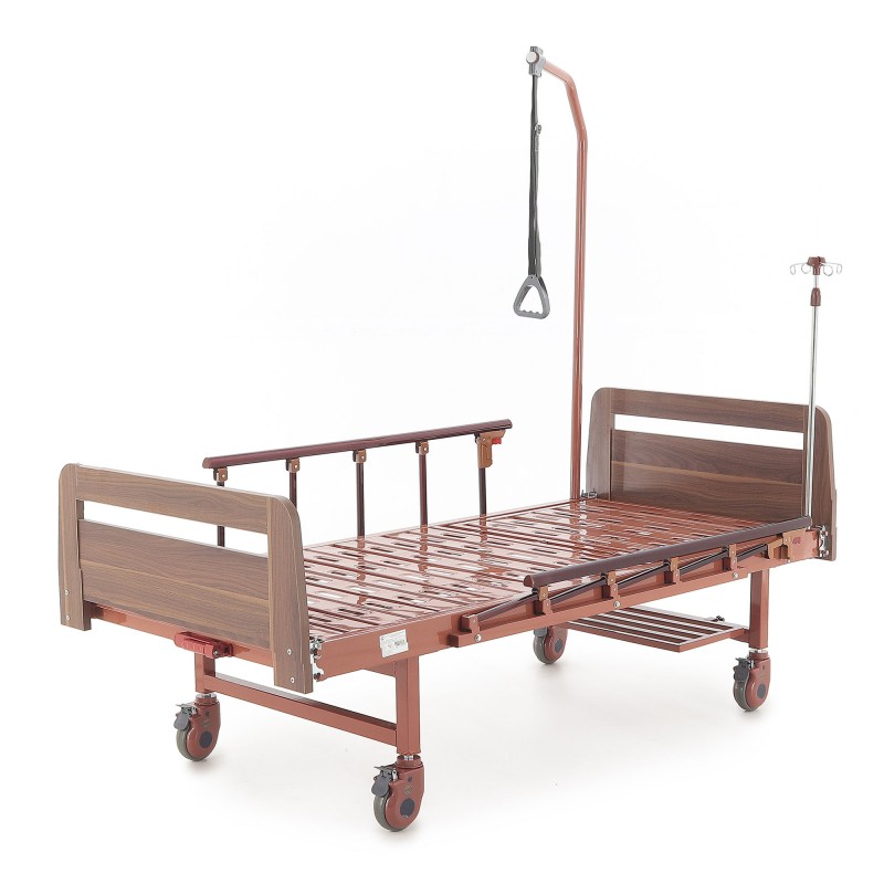 Кровать механическая Med-Mos Е-17В (ЛДСП коричневый)